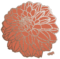 Flower Dahlia Sticker