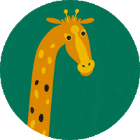 iPrima animal zoo giraffe primatv Sticker