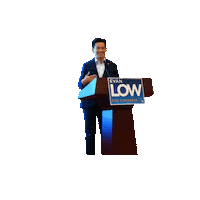 evanlowforcongress aimhighgetlow evanlow evan low evan4congress Sticker