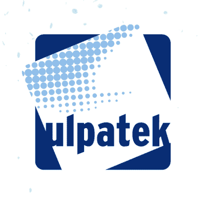 ulpatek giphyupload logo filter particles Sticker