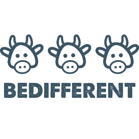 Cow Be Different Sticker by Publifarm