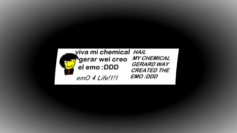 defaultgifs25 giphygifmaker emo 2000s mcr GIF