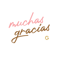 Muchasgracias Sticker by GlowClinic by GloNoyola