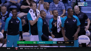 charlotte hornets wow GIF by NBA