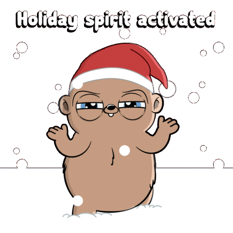 Merry Christmas Dance Sticker by Fugz Official