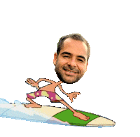 hawaii canal off Sticker by Multishow