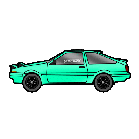 Initial D Drift Sticker by ImportWorx