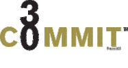 Commit30 logo new year goals plan Sticker