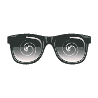 Sunglasses Sticker by Preduce Skateboards