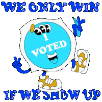 Election 2020 Win Sticker by INTO ACTION