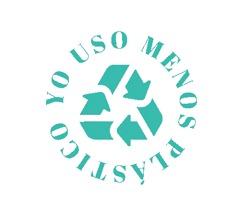Yo Uso Menos Plastico Sticker by omgblog