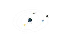 Earth Planets Sticker