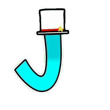 jeancof j letra letterj jeancof Sticker