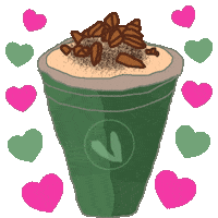 milk shake love Sticker