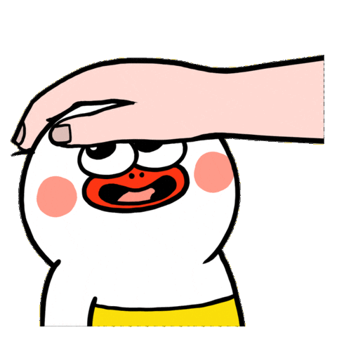 Aww Pat Sticker by kwaesam