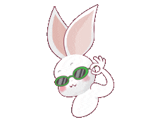 Happy Bunny Sticker