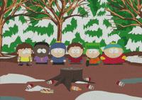 eric cartman snow GIF by South Park 