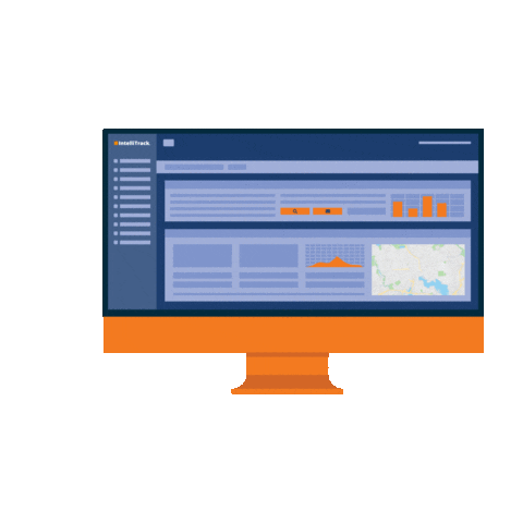 Enterprise Tracking Sticker by DecisionPoint Technologies