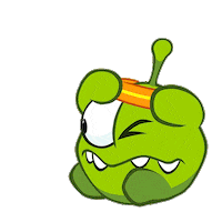 Happy Surprise Sticker by Om Nom
