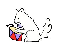Happy Dog Sticker