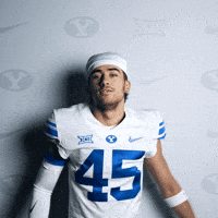 Byu Football Dab GIF by BYU Cougars