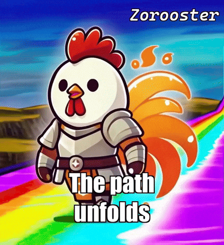 Rainbow Sky GIF by Zorooster