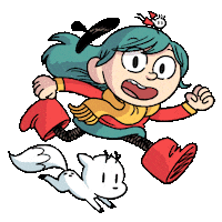 Luke Pearson Hilda Sticker by Flying Eye Books