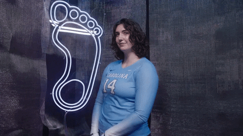 North Carolina Hair Flip GIF by UNC Tar Heels