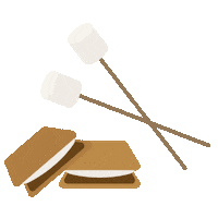 Fall Campfire Sticker