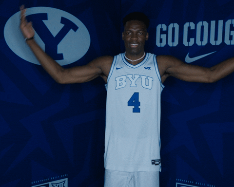 Get Loud Sport GIF by BYU Cougars