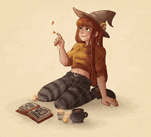 Xaivnie halloween fire fall autumn GIF