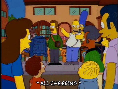 happy homer simpson GIF
