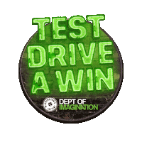Test Drive Win Sticker by Washington's Lottery