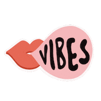 Pink Glow Sticker by Vibes By TIV