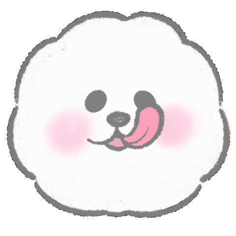 犬 Bichon Sticker