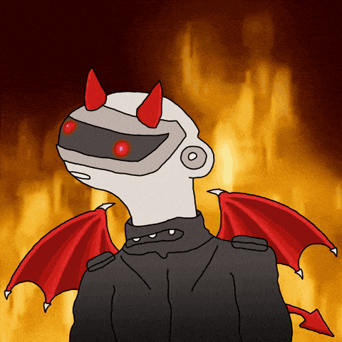 Robot Feeling Hot GIF by Paft Drunk