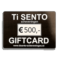 tisentoscheveningen giftcard scheveningen cadeaubon tisento Sticker