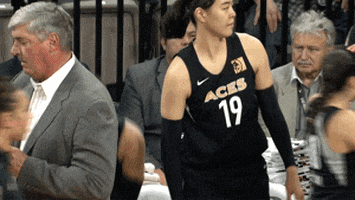 high five las vegas aces GIF by WNBA