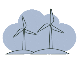 the-commons turbine commons wind turbine the commons Sticker
