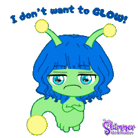 I Cant No Way Sticker by ShimmertheGlowworm