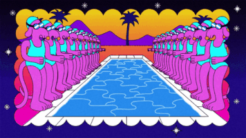 summer swimming GIF by LSD