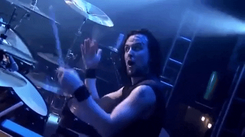 excited mike wengren GIF by Disturbed