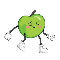 Apple Walk Sticker by basitanlat