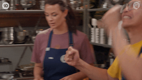 Laugh Laughing GIF by MasterChefAU