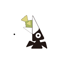 TAMAX 鳥 魚 tamax ウッディ Sticker