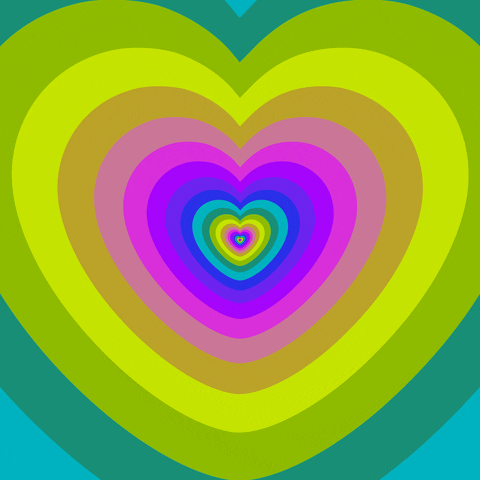 i love you hearts GIF by Feliks Tomasz Konczakowski