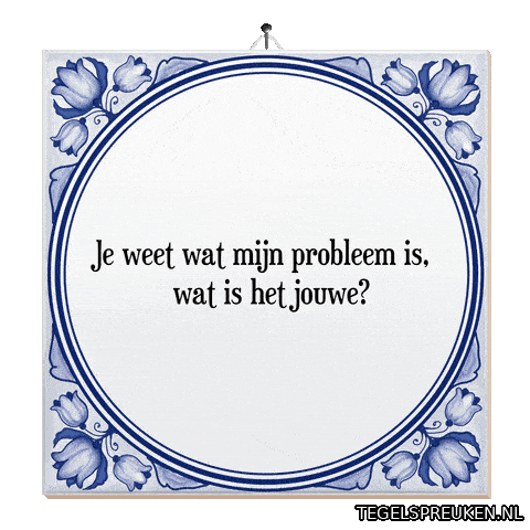 Nl Spreuk Sticker by Tegelspreuken.nl