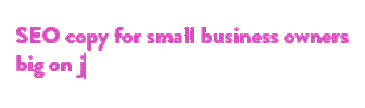 Seo Copy For Small Business Owners Big On Joy Sticker by Techno Bird