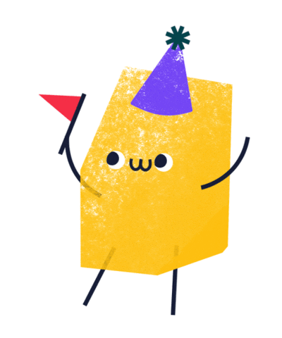Wrike Celebrating Sticker