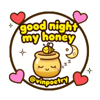 Good Night My Love Sticker